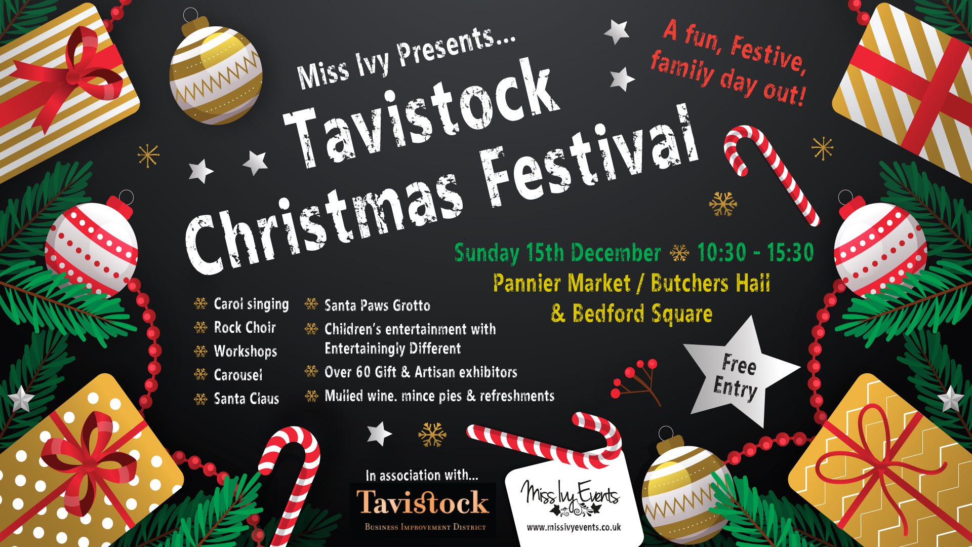 Miss Ivy Presents Tavistock Christmas Festival Tavistock Town Council